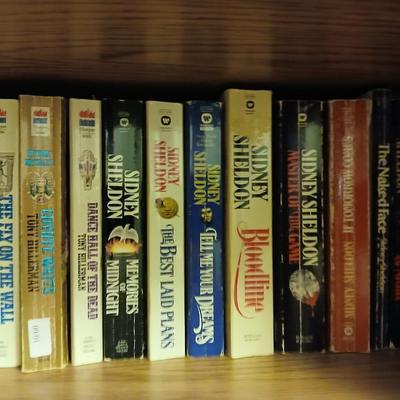Mostly western themed Paperback book collection - Zane Grey - Larry Mcmurtry - Louis L'amour - Tony Hillerman and more