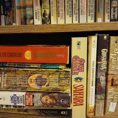 Mostly western themed Paperback book collection - Zane Grey - Larry Mcmurtry - Louis L'amour - Tony Hillerman and more
