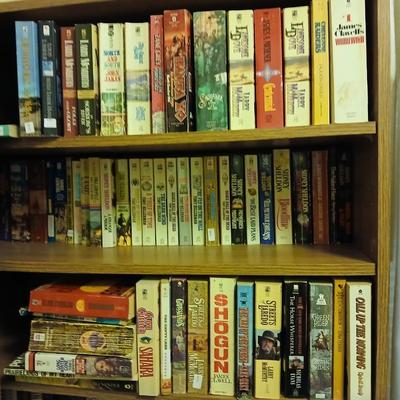 Mostly western themed Paperback book collection - Zane Grey - Larry Mcmurtry - Louis L'amour - Tony Hillerman and more