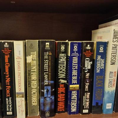 Paperback book collection = James Patterson - Tom Clancy - Patricia Cornwell - John Grisham