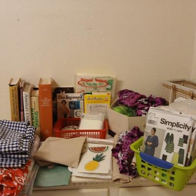 Sewing supplies - Fabric - patterns - books and more