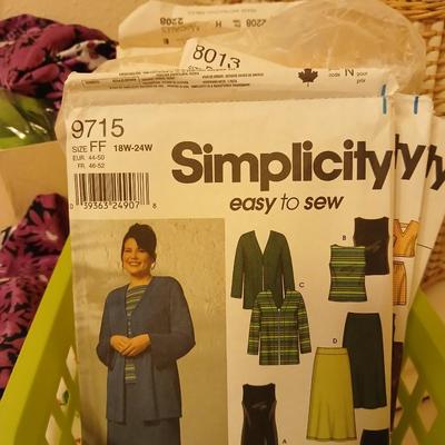 Sewing supplies - Fabric - patterns - books and more