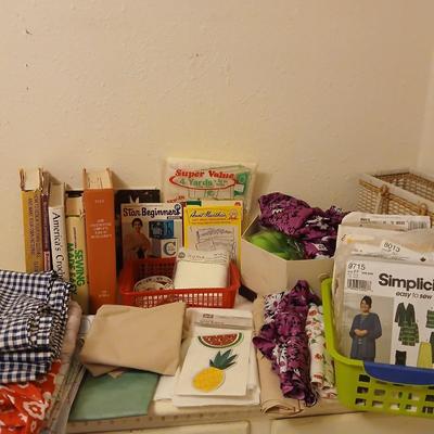 Sewing supplies - Fabric - patterns - books and more