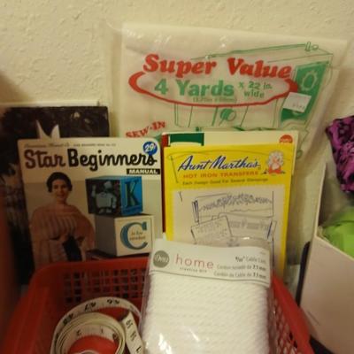 Sewing supplies - Fabric - patterns - books and more