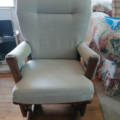 Dutailier Wood framed glider rocker