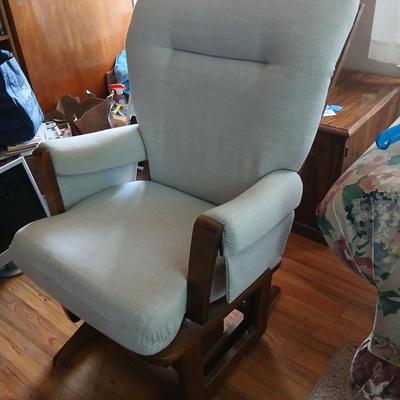 Dutailier Wood framed glider rocker