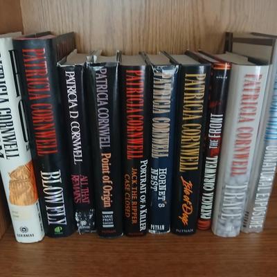 Patricia Cornwell hardback book collection