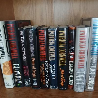 Patricia Cornwell hardback book collection