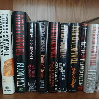 Patricia Cornwell hardback book collection