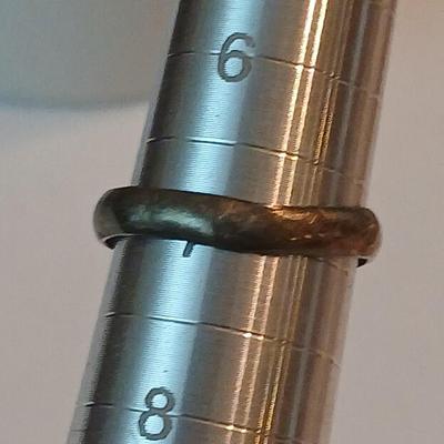 Sterling silver marked post earrings with a beautiful ring size 7