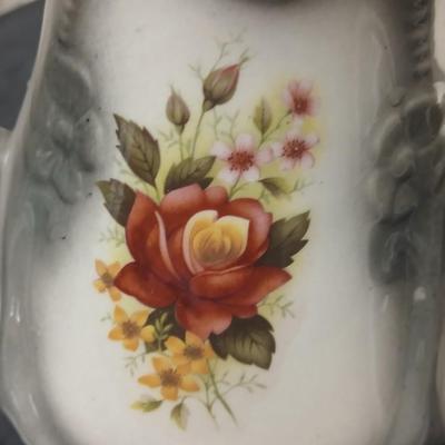 Wash basin and water pitcher