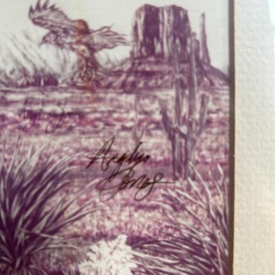 Pair of Signed Unique Pencil Art (GB-MG)