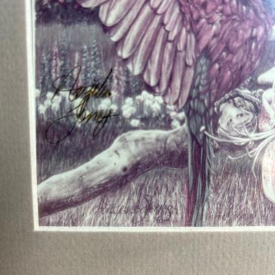 Pair of Signed Unique Pencil Art (GB-MG)