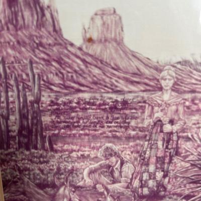 Pair of Signed Unique Pencil Art (GB-MG)