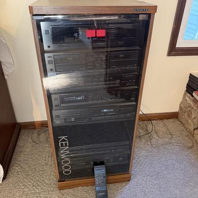 Kenwood Stereo System & Audio Rack (LR-MG)