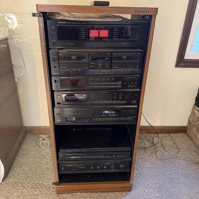 Kenwood Stereo System & Audio Rack (LR-MG)