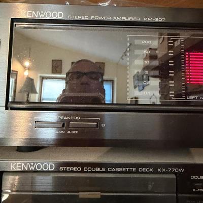 Kenwood Stereo System & Audio Rack (LR-MG)