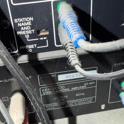 Kenwood Stereo System & Audio Rack (LR-MG)