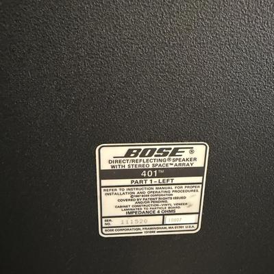 Bose 401 Speakers (LR-MG)