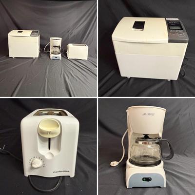 Panasonic Bread Maker, Sunbeam Toaster & Mr Coffee (G-MG)