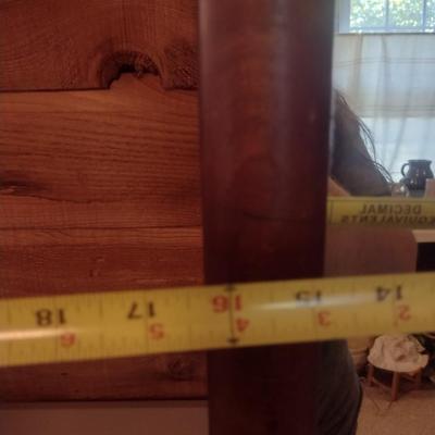 Wood Framed Wall Mirror- Approx 25" x 16"