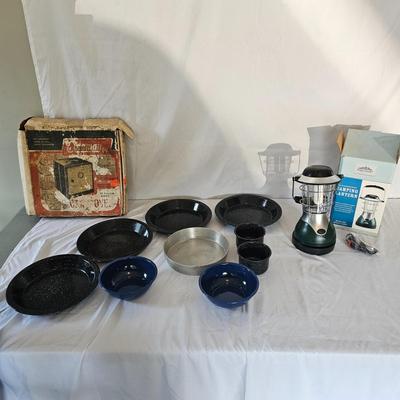 Vintage Coleman Camping Stove, Lantern & More (G-JS)