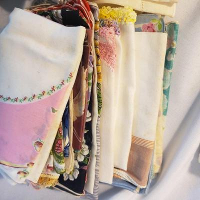 Antique and Vintage Linens, Chifon Scarves, Gloves and More (D-KD)