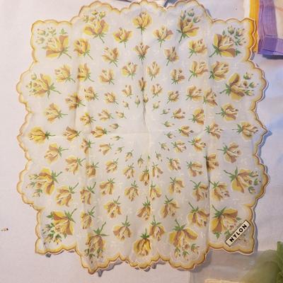Antique and Vintage Linens, Chifon Scarves, Gloves and More (D-KD)