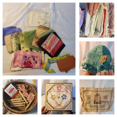 Antique and Vintage Linens, Chifon Scarves, Gloves and More (D-KD)