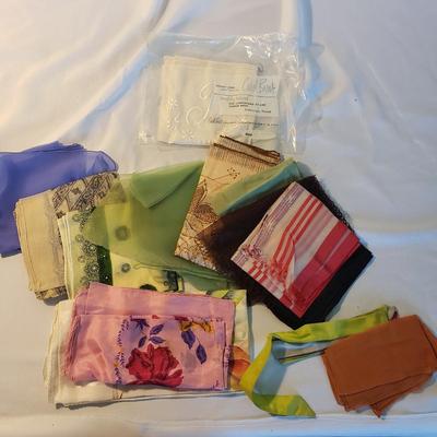 Antique and Vintage Linens, Chifon Scarves, Gloves and More (D-KD)