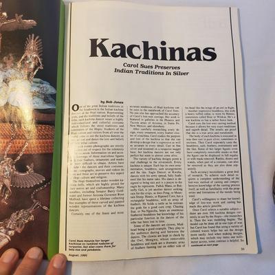 C. Sues Hopi Kachina & "Hopi Bird" Hand Painted Pottery (D-KD)