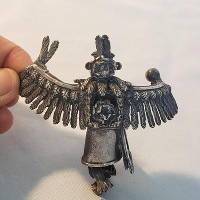 C. Sues Hopi Kachina & "Hopi Bird" Hand Painted Pottery (D-KD)