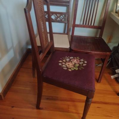 Trio of Mismatched Chairs