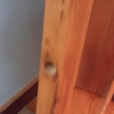 Wood Framed Mirror- Approx 44" x 20"