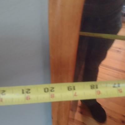 Wood Framed Mirror- Approx 44" x 20"
