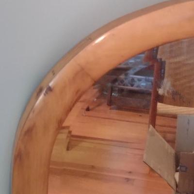 Wood Framed Mirror- Approx 44" x 20"