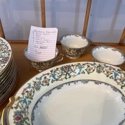 Sale Photo Thumbnail #16: Noritake Dishes, Serving Bowls and Platters, and Decor.

Bakers Rack not included.