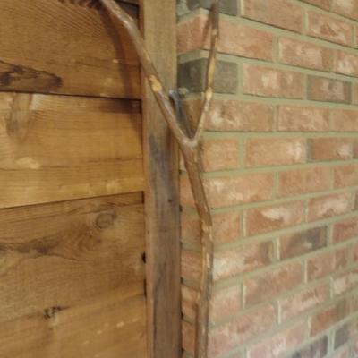 Hand Made Besom with Live Edge Handle- Approx 48" Long