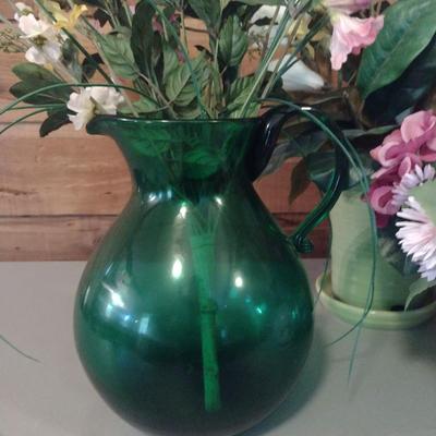 Collection of Artificial Flower Arrangements