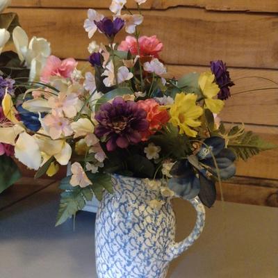 Collection of Artificial Flower Arrangements