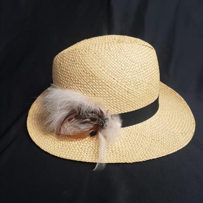 Three Straw and Ornate Feathered Hats (D-KD)