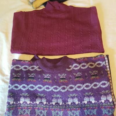 Women's Medium Irish, New England, Cashmere Sweaters (D-KD)