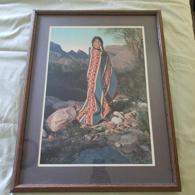 "Desert Sunset" by Donald Crowley-Signed Print (PB-KD)