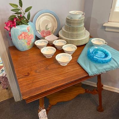 Sale Photo Thumbnail #70: China Minton Bone China and antique Tablez