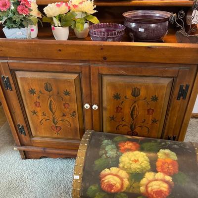 Sale Photo Thumbnail #93: Sideboard, Trunk, Lamps & Decor