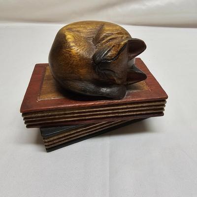 Talavera Hand Painted Pottery Planters & More Cat Decor (B2-JS)