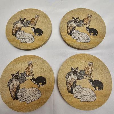 Talavera Hand Painted Pottery Planters & More Cat Decor (B2-JS)