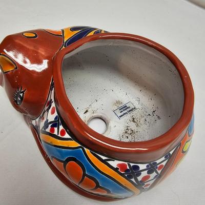 Talavera Hand Painted Pottery Planters & More Cat Decor (B2-JS)