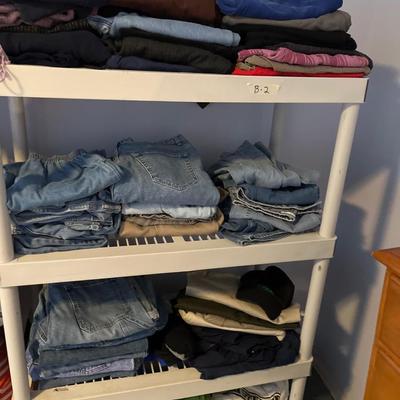 Sale Photo Thumbnail #124: Men’s & Womens Heans, T-shirts and more.