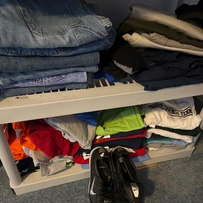 Sale Photo Thumbnail #125: Men’s & Womens Heans, T-shirts and more.